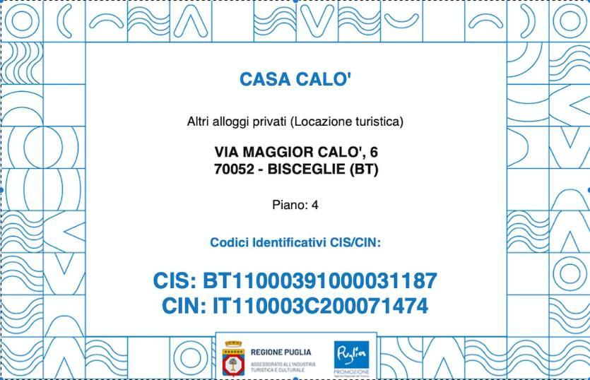 Apartamento Casa Calo’ Bisceglie Exterior foto